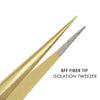 BFF Isolation Gold Fiber Tip Tweezer