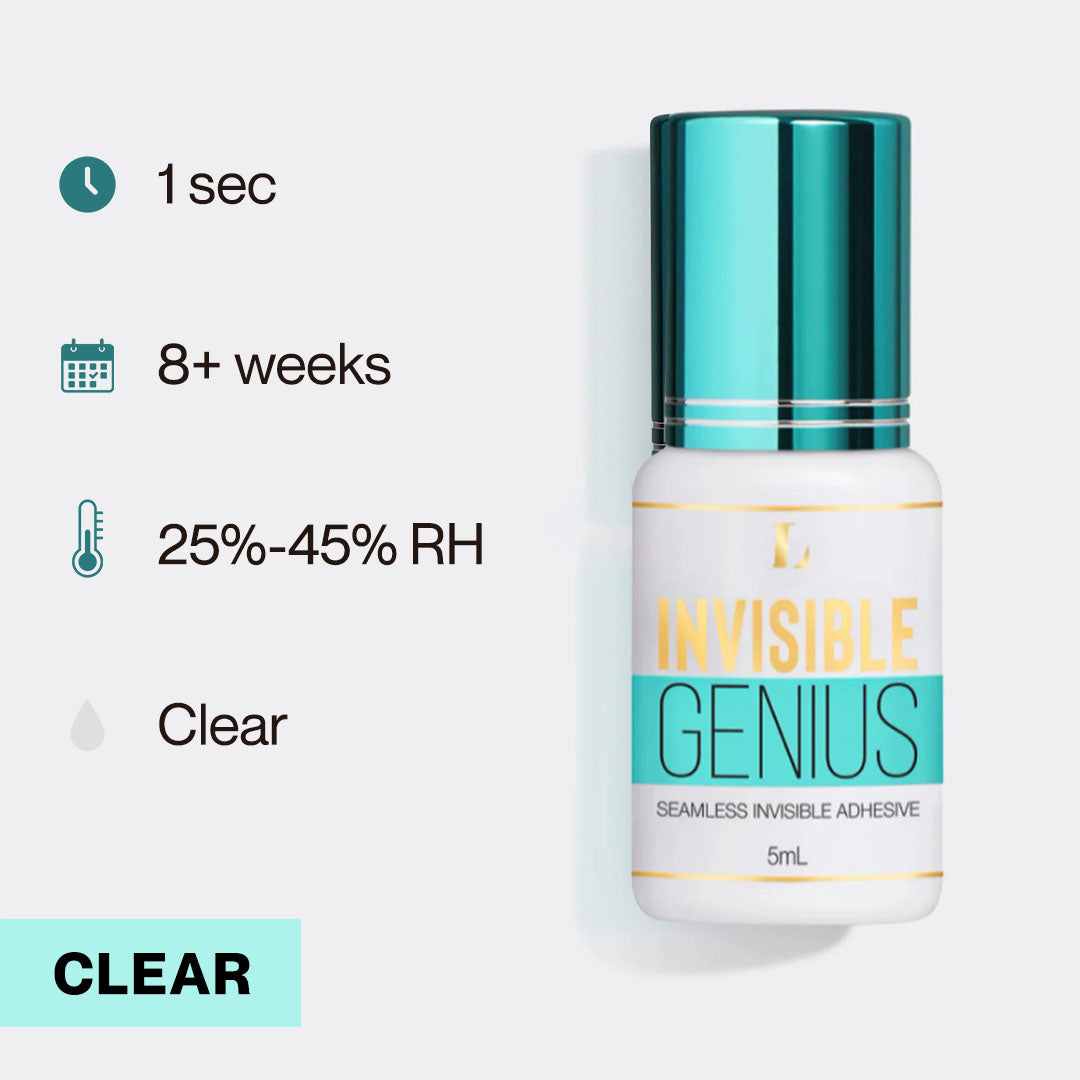 Invisible Genius | Clear Lash Extension Glue (0.5 to 1 Sec)