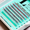 Velvet FauxMink 0.05 Lashes Mixed Tray - Teal / Pink Tip Ombre
