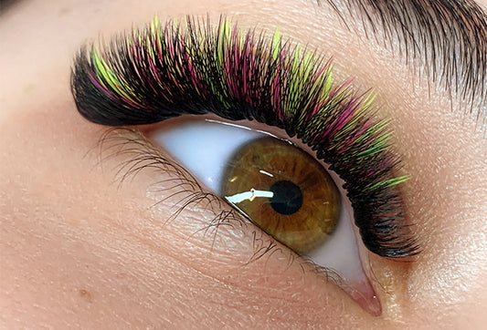 Working With Color Lashes