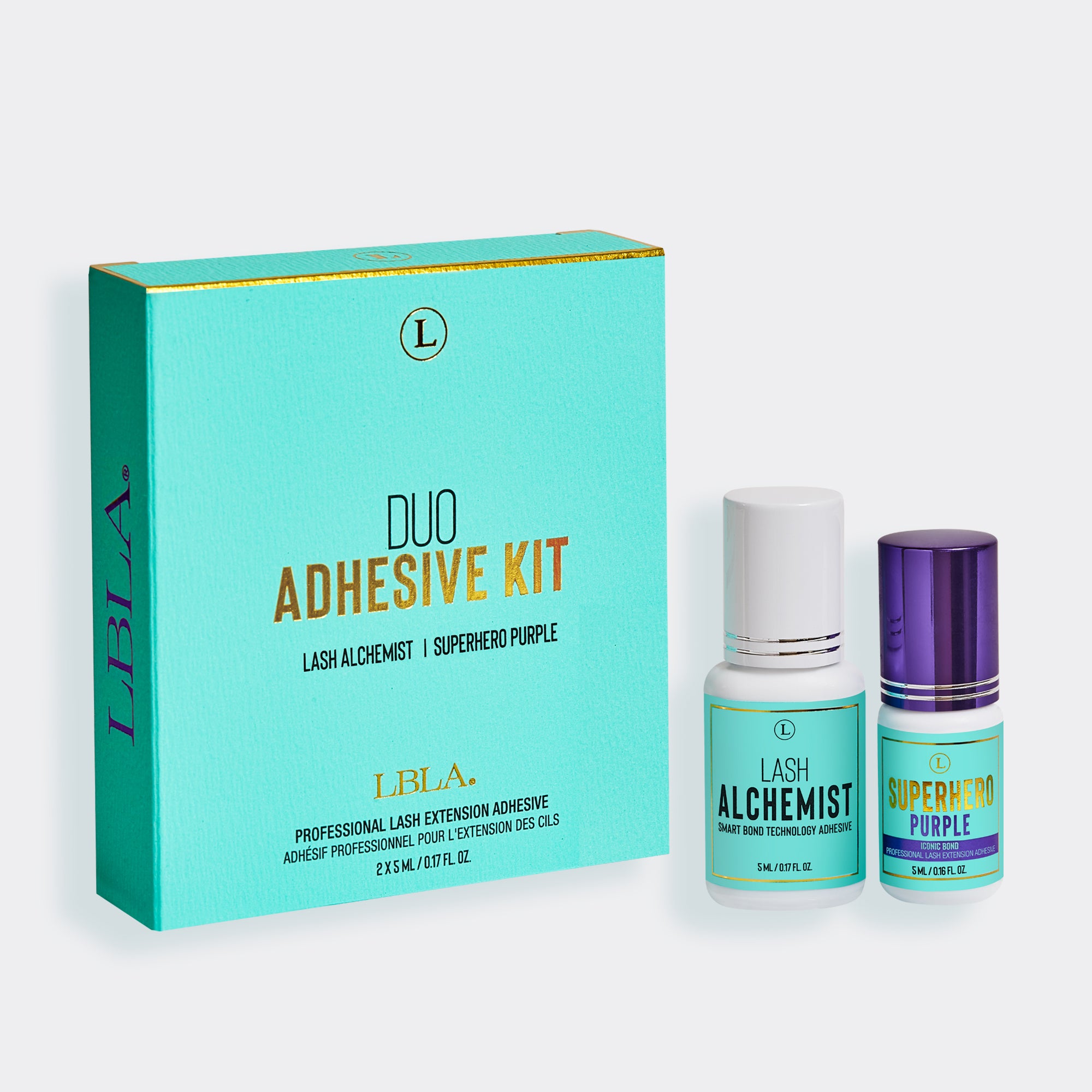 Duo Adhesive Kit (Superhero Purple and Alchemist 5ml) - Lash