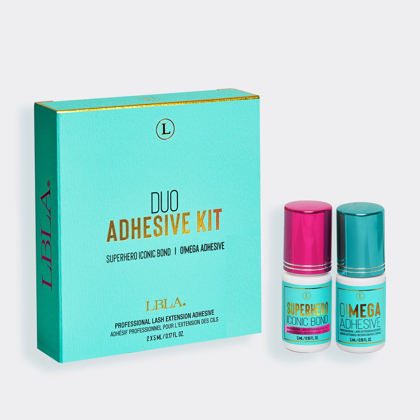 Duo Adhesive Kit (Superhero and Omega 5ml) - Lash Extension Adhesive / Lash Glue