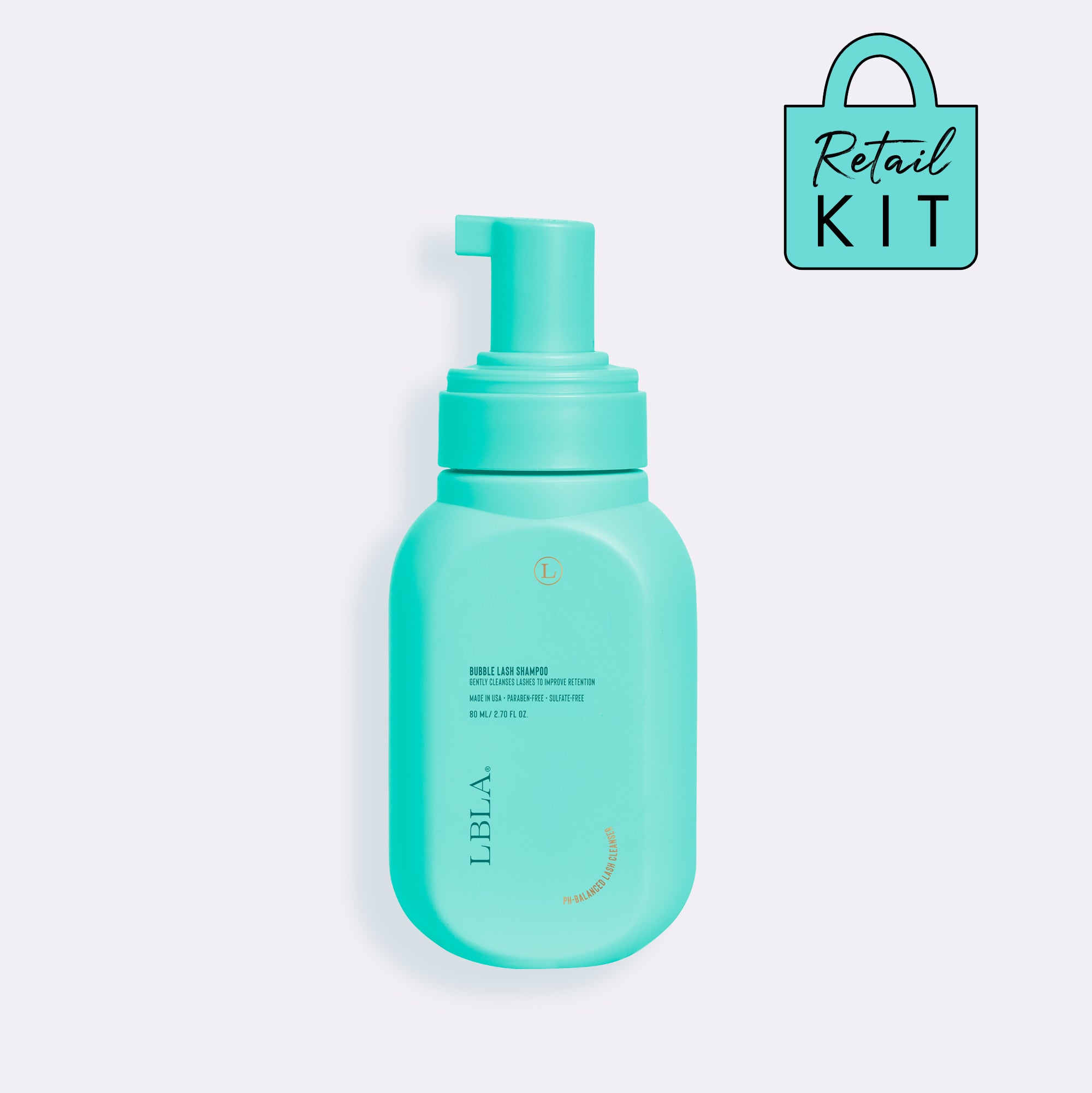 Botanical Bubble Lash Shampoo - Retail Set Travel Size