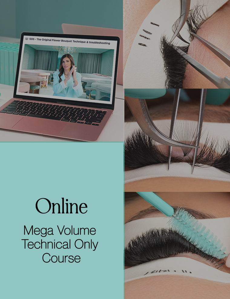 Online Volume & Mega Volume Lash Extension Fanning Technique Course