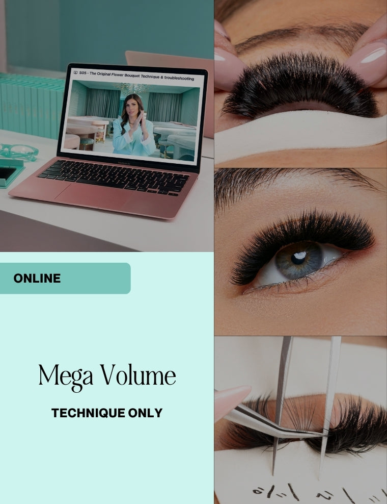 Online Volume & Mega Volume Lash Extension Fanning Technique Course