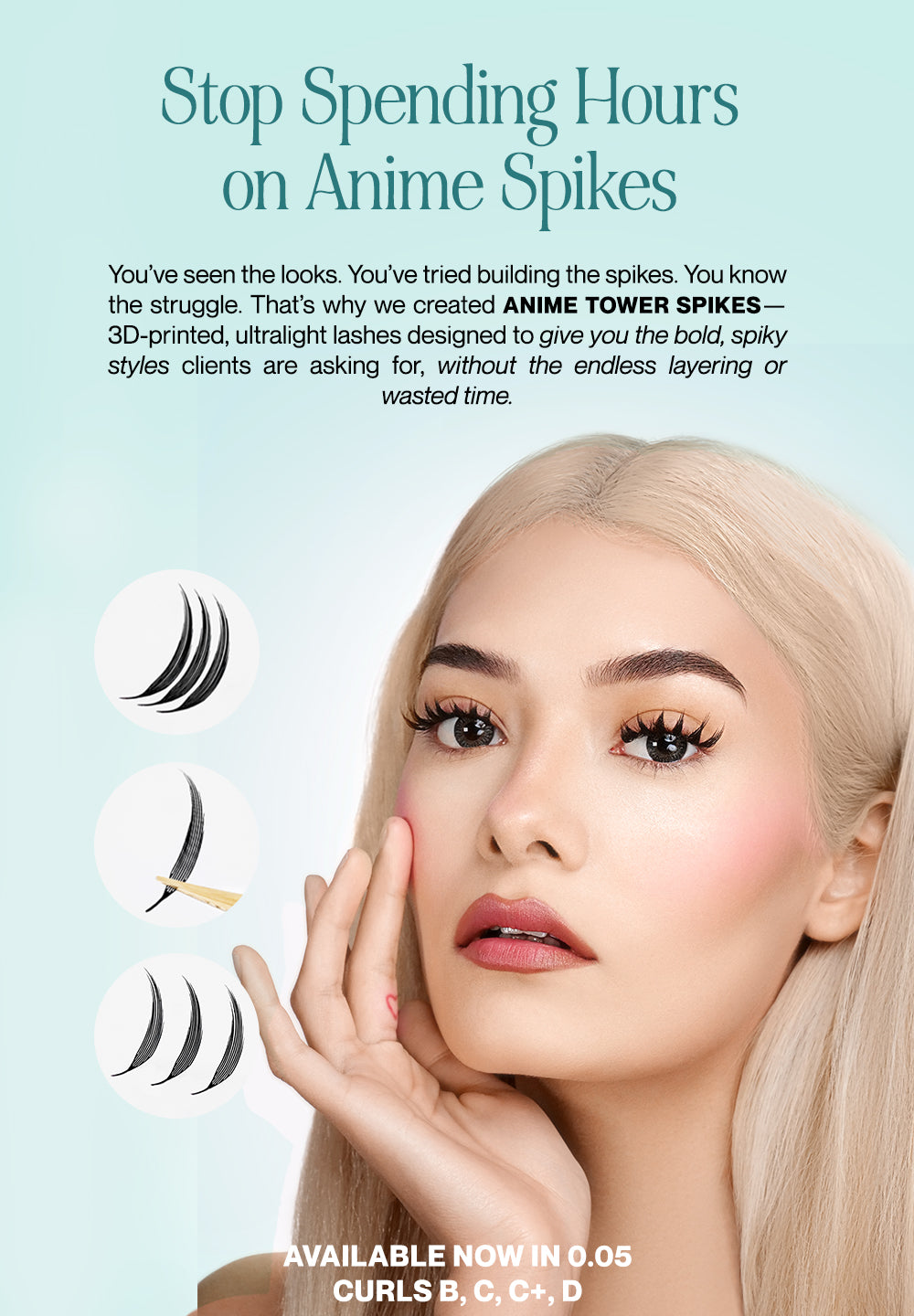 Anime Tower Spike - 0.05 Contour Laser Print Lash