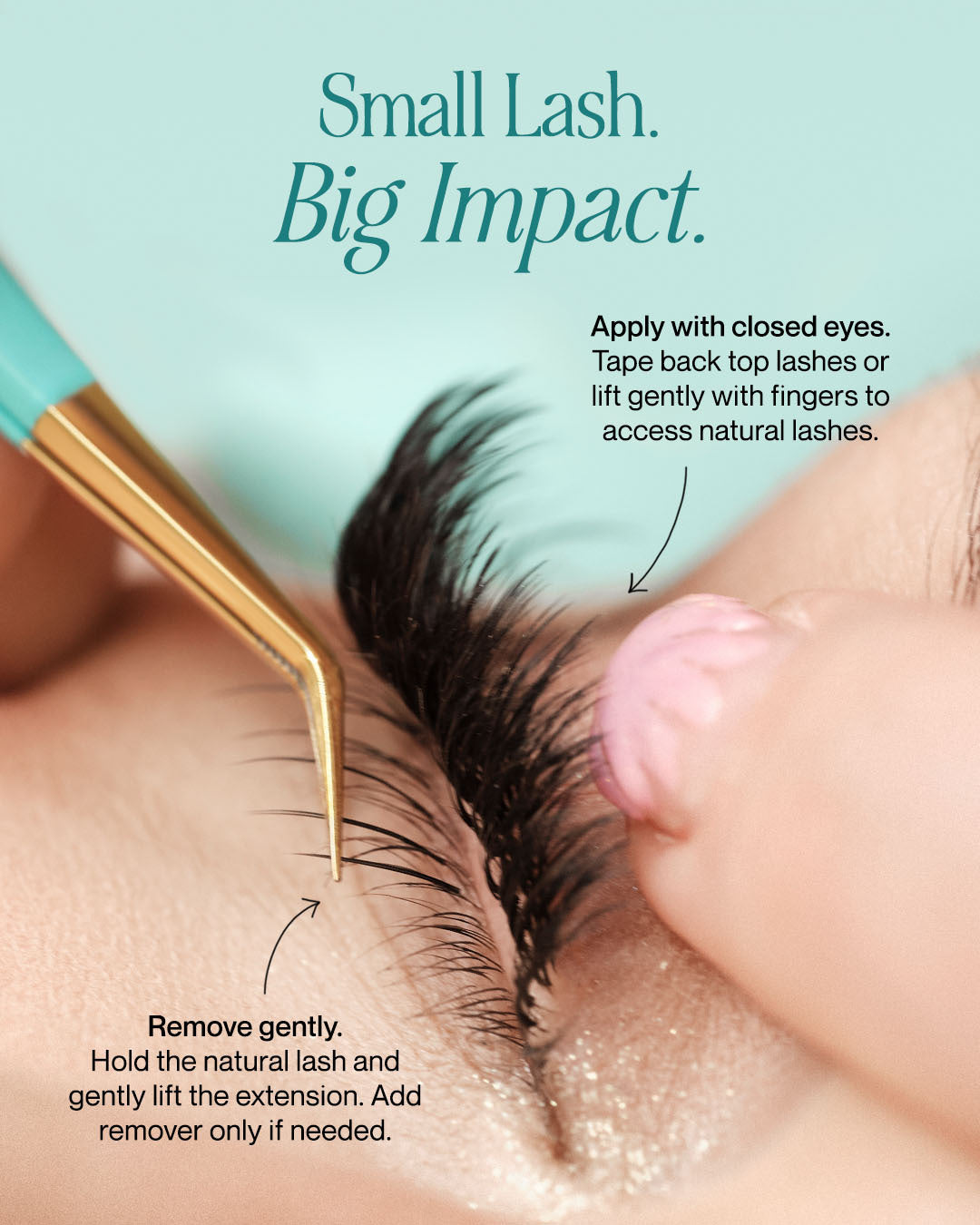 Bottom Lash Extensions