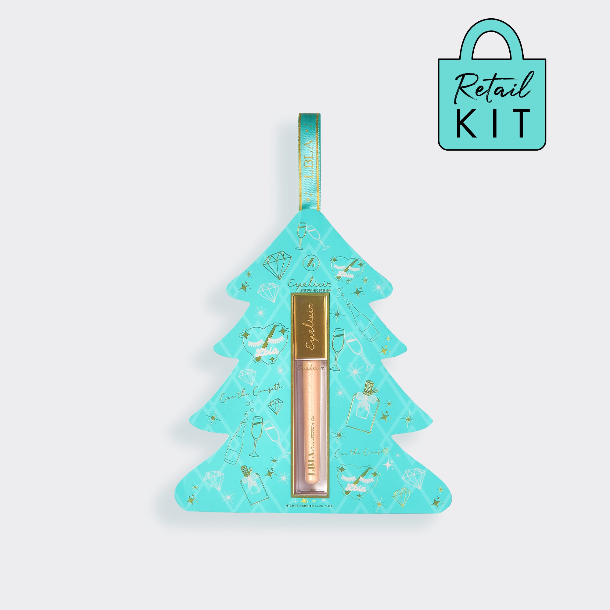 Eyelixir Liquid Eyeshadow Holiday Ornament - Retail Set