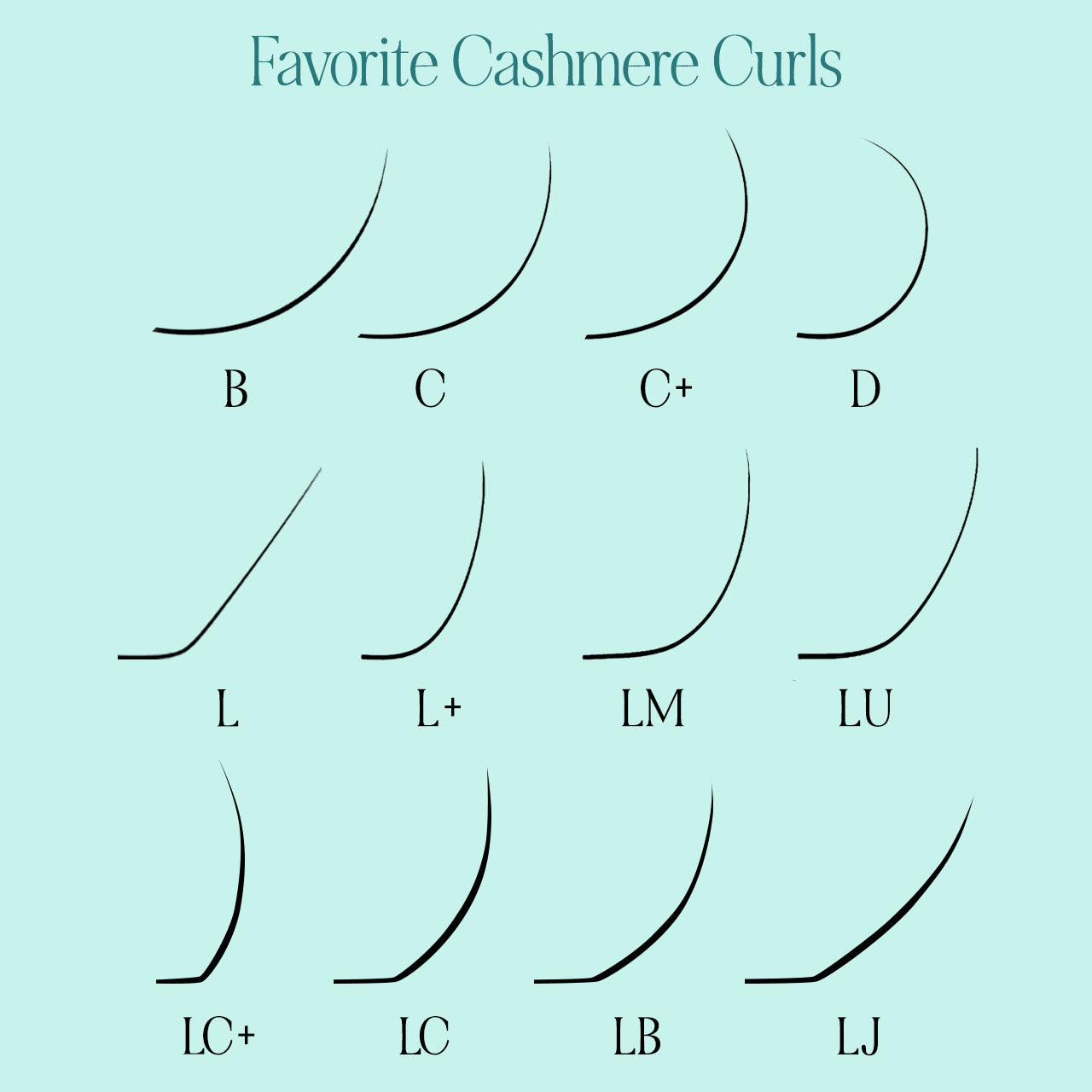 FAVORITE - Cashmere FauxMink Mega Volume &amp; Volume  Lashes - (18 lines)