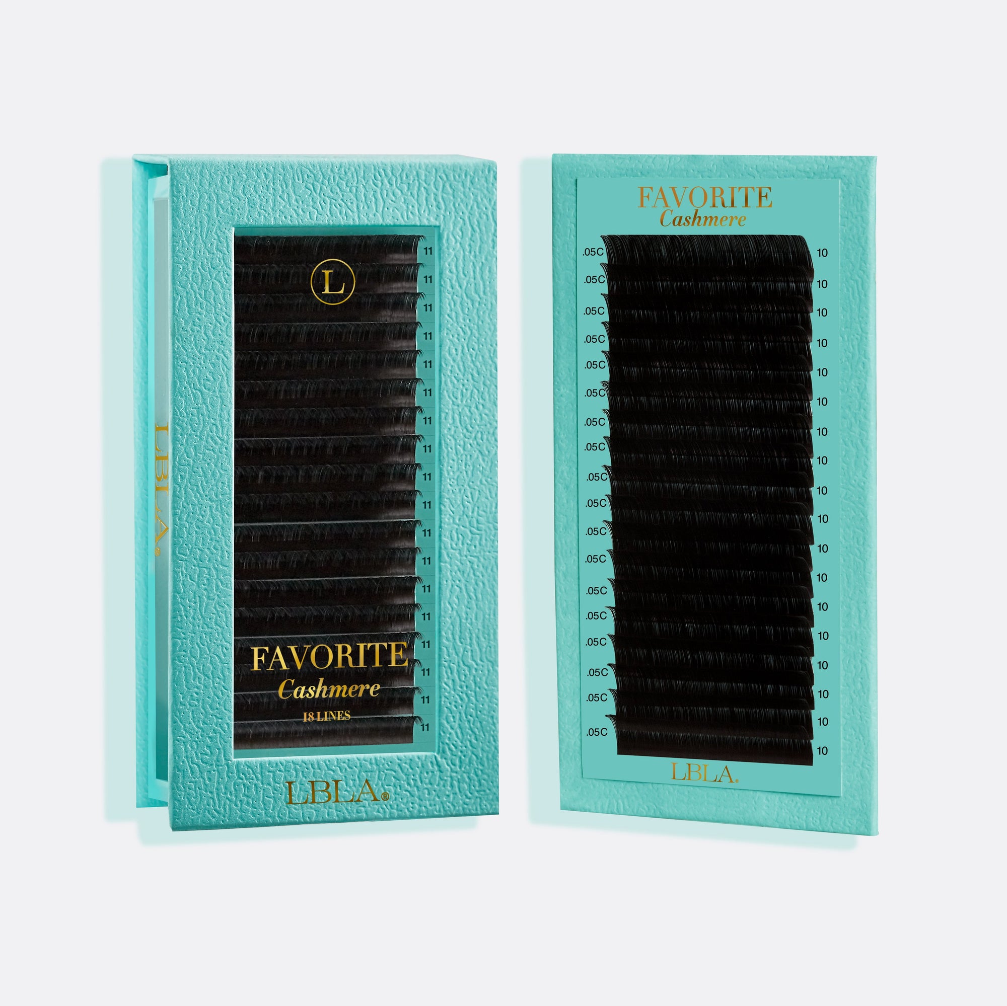 FAVORITE Cashmere Faux Mink Mega Volume &amp; Volume  Lashes - 18 lines