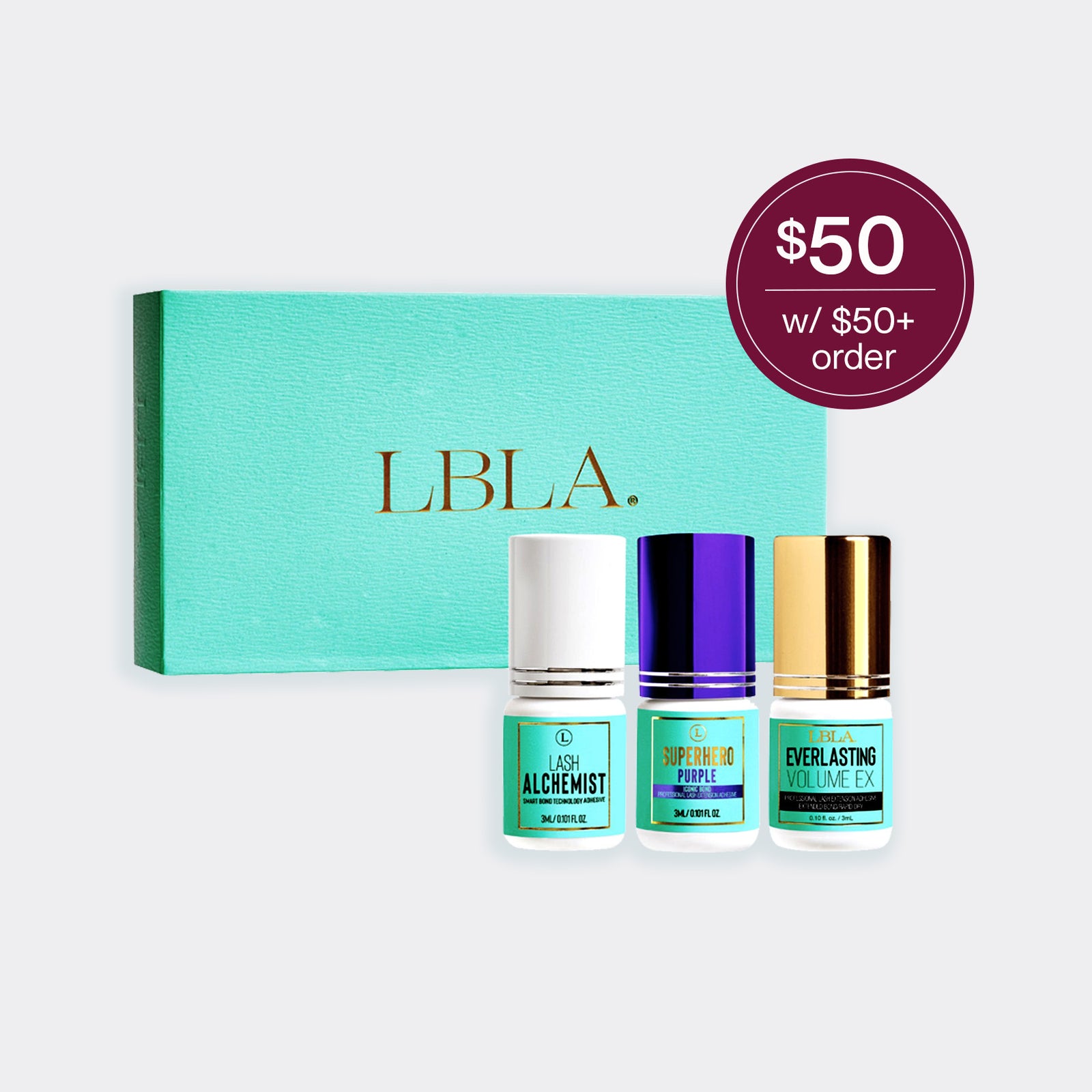 The Holiday 3ml Adhesive Trio