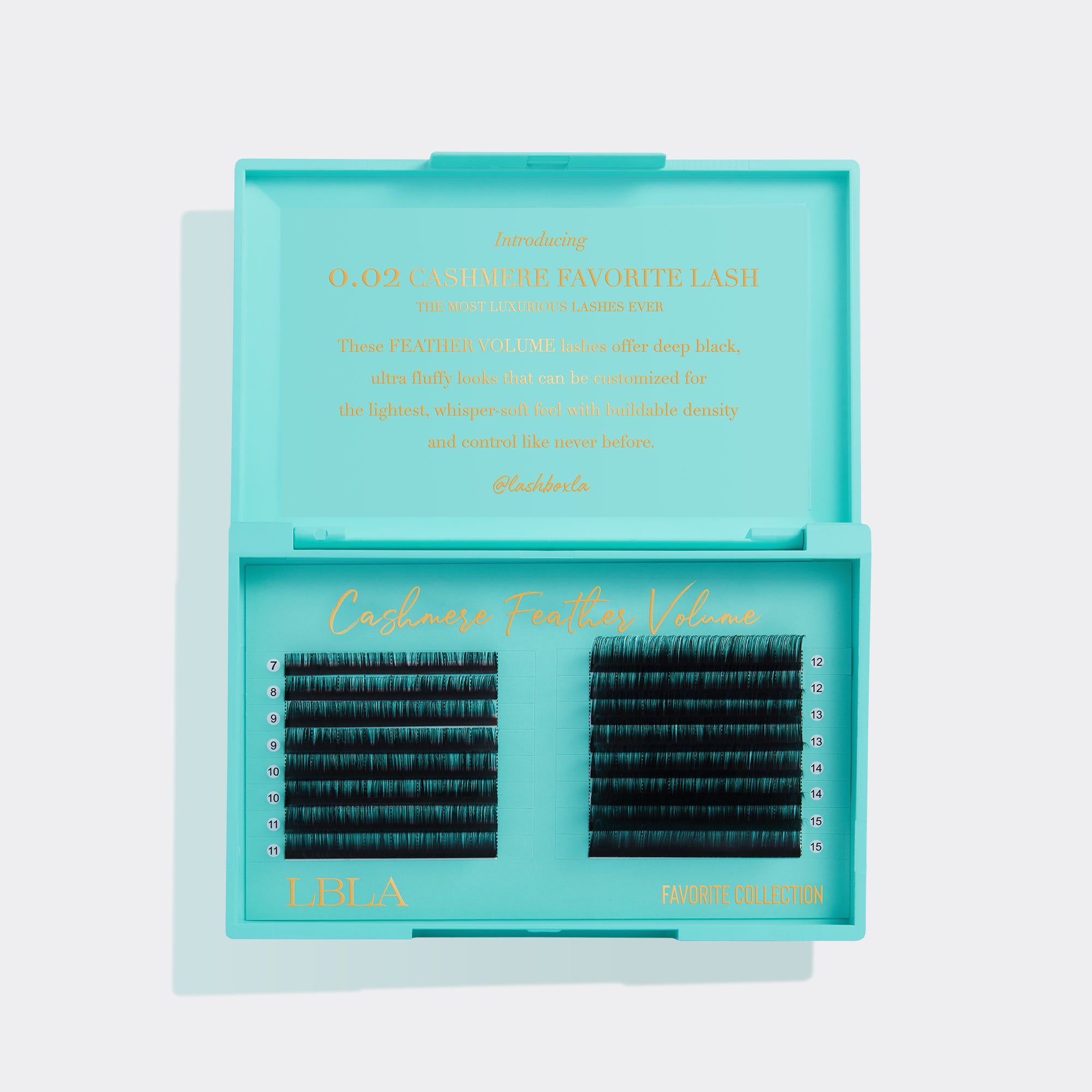 FAVORITE Cashmere Faux Mink Mega Volume &amp; Volume  Lashes - 18 lines