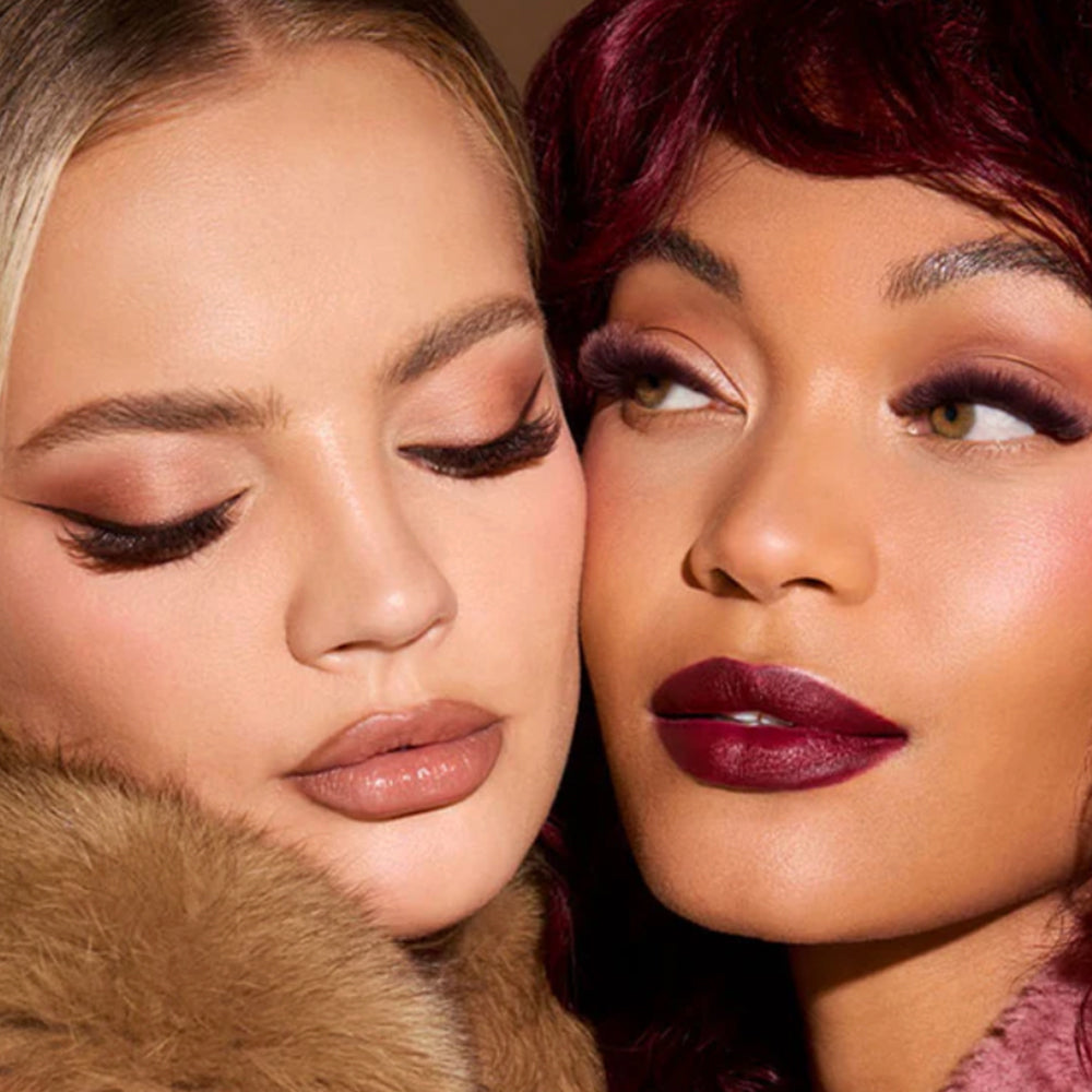 Flower Power True Matte Lashes 0.03mm - Merlot Burgundy Brown Individual Lash Extensions (18 lines)