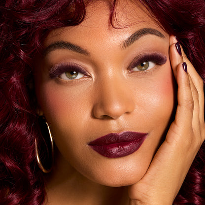 Flower Power True Matte Lashes 0.03mm - Merlot Burgundy Brown Lash Extensions (18 lines)