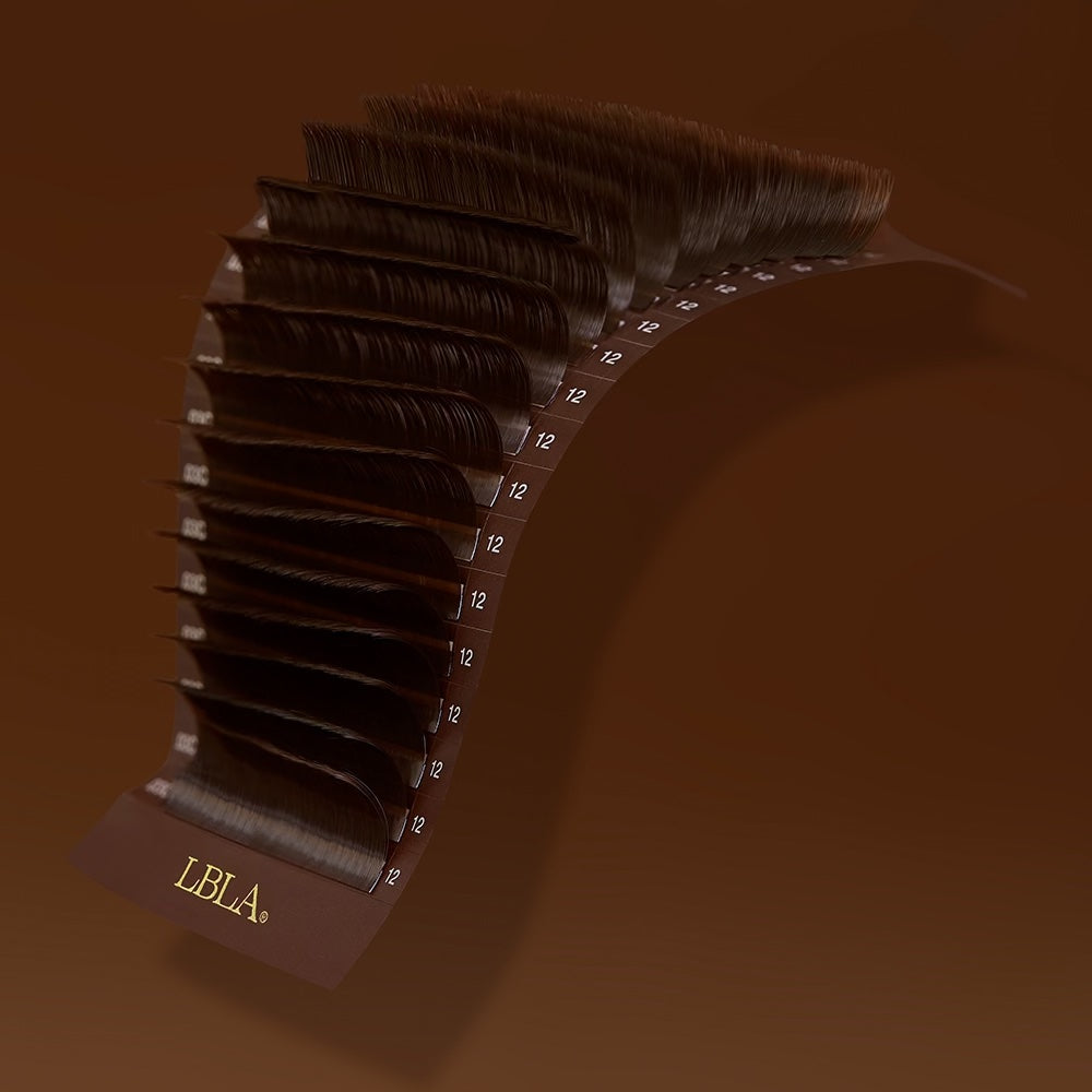 Mocha Brown / FAVORITE - Cashmere Lashes (18 Lines Tray)