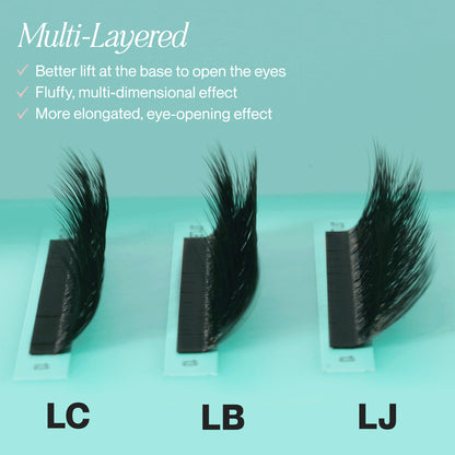 Multi-Layered Camellia 0.07mm Lashes