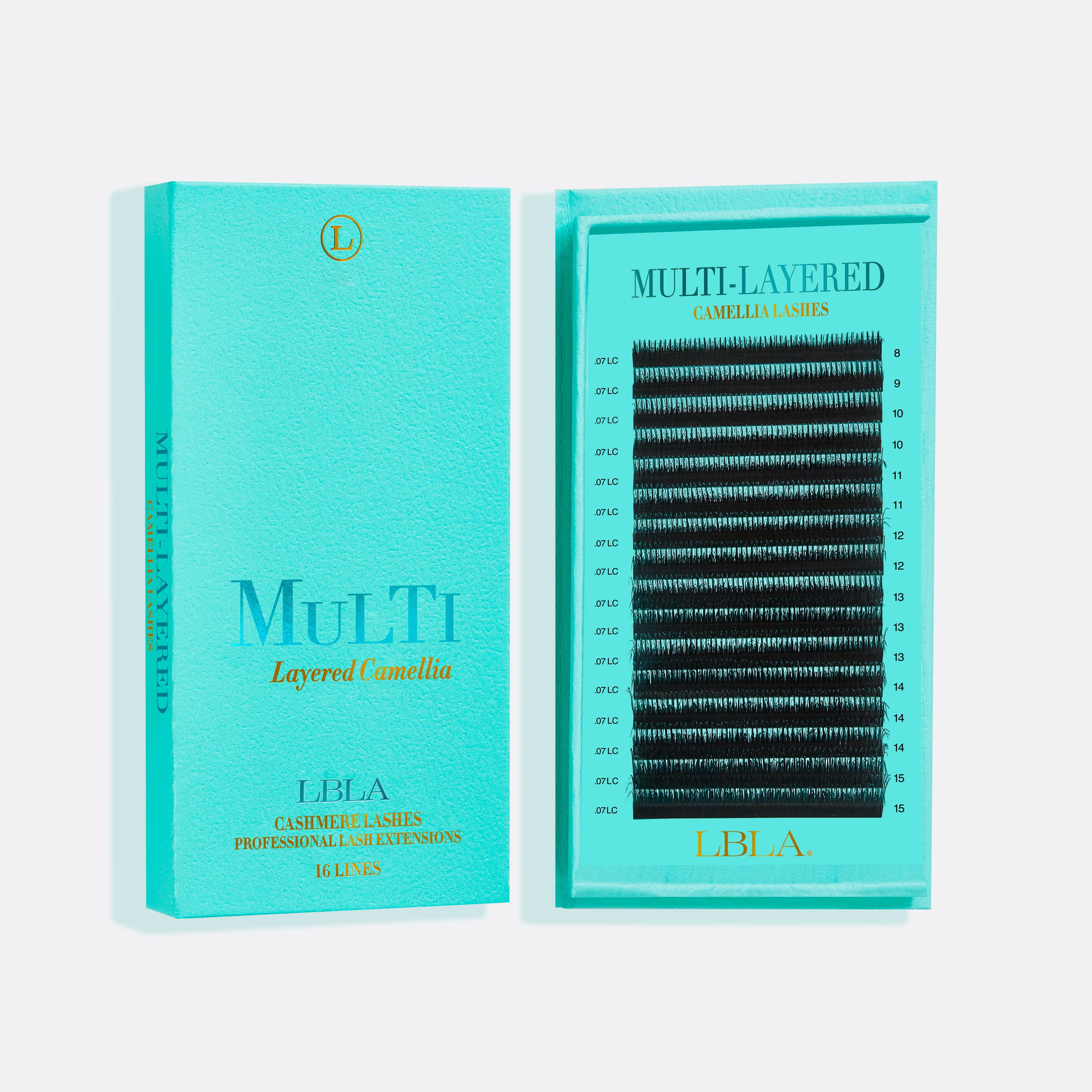 Multi-Layered Camellia 0.07mm Lashes - Lashbox LA