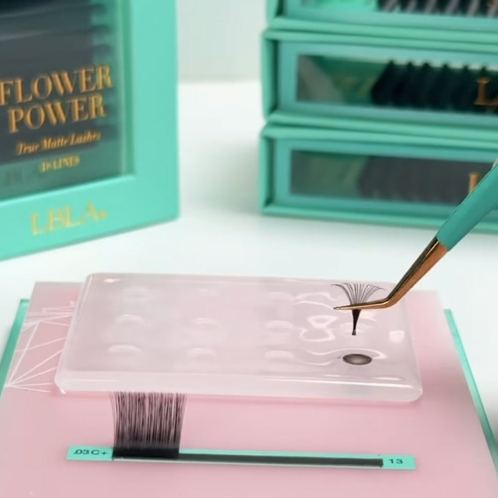 Mega Volume Online Lash Training: All-In-One Course for 3-Second Fans, Retention, Styling w/Ultra-Fine Diameters &amp; Flower Bouquet Technique®