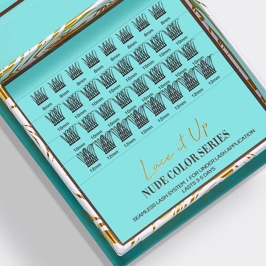 Lace it Up DIY Vegan Cluster Lashes - Nude Natural Volume Mocha