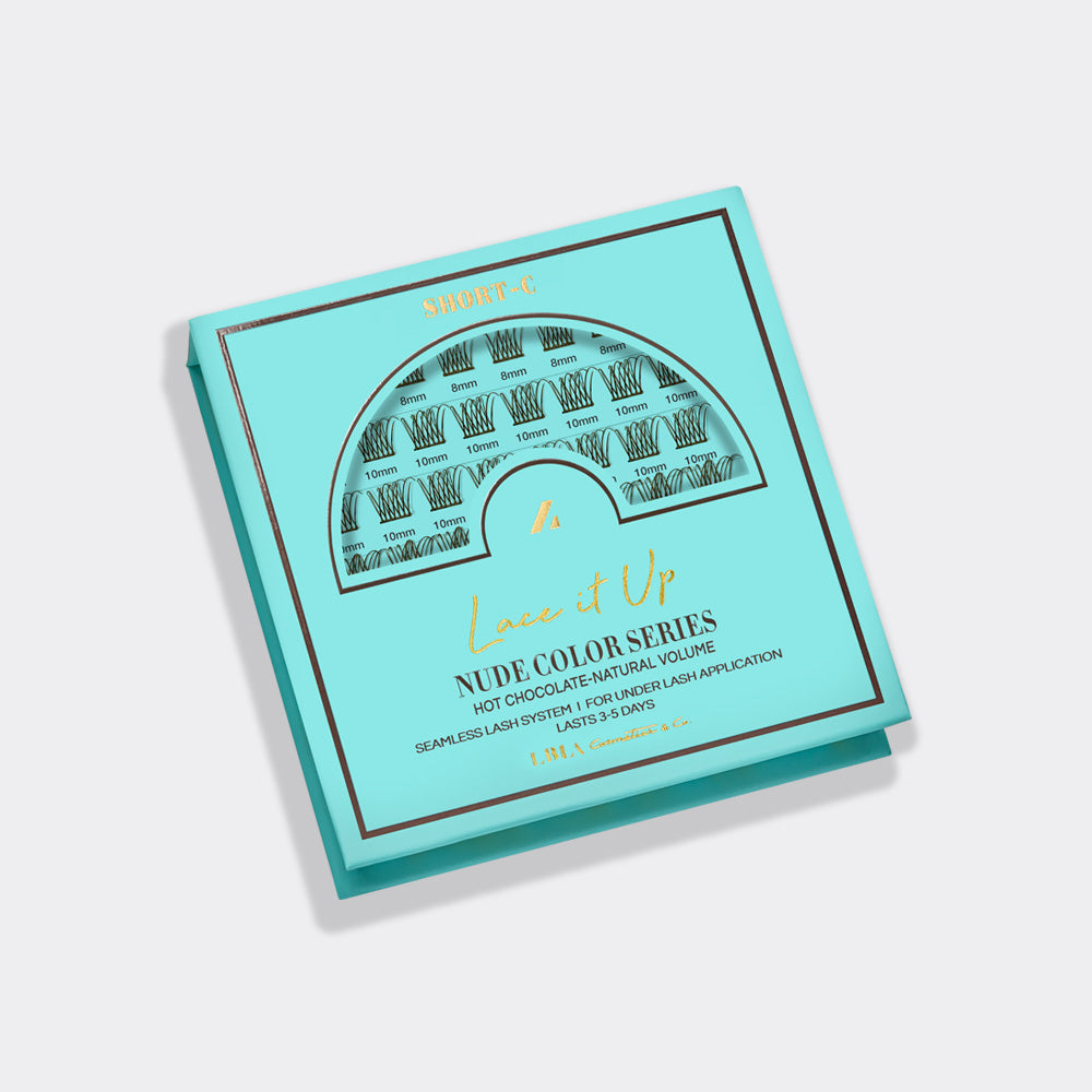 Lace it Up DIY Vegan Cluster Lashes - Nude Natural Volume Hot Chocolate