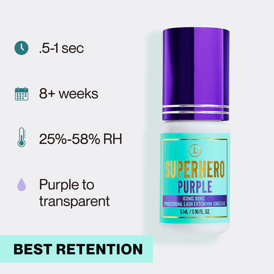 Superhero Purple - Lash Extension Adhesive / Lash Glue