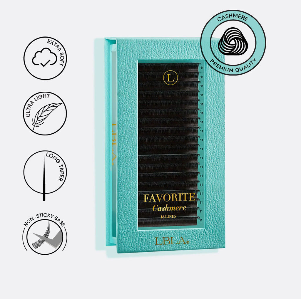 FAVORITE - Cashmere FauxMink Mega Volume & Volume  Lashes - (18 lines)