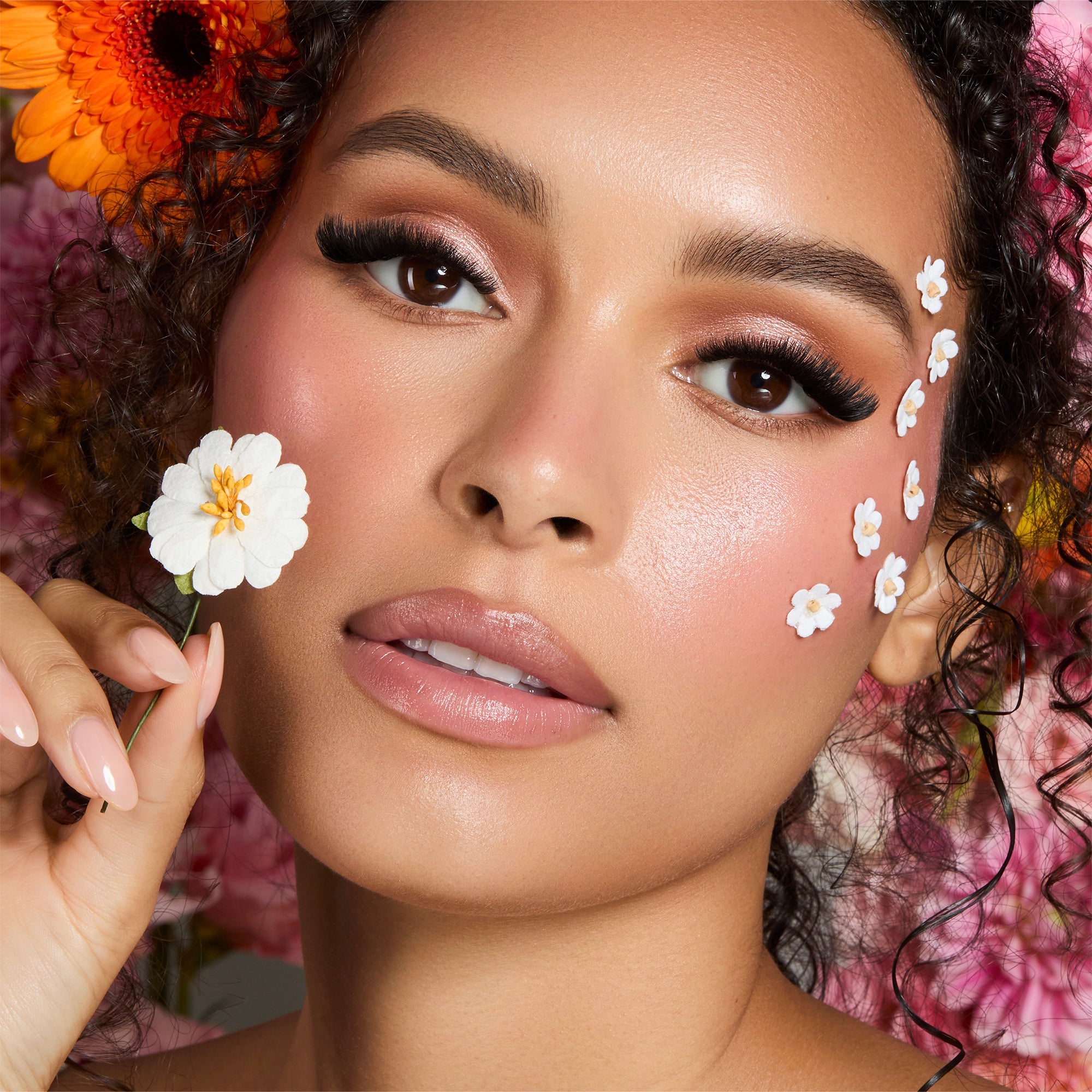 Flower Power True Matte Lashes - Black Individual Lash Extensions (18 Lines)