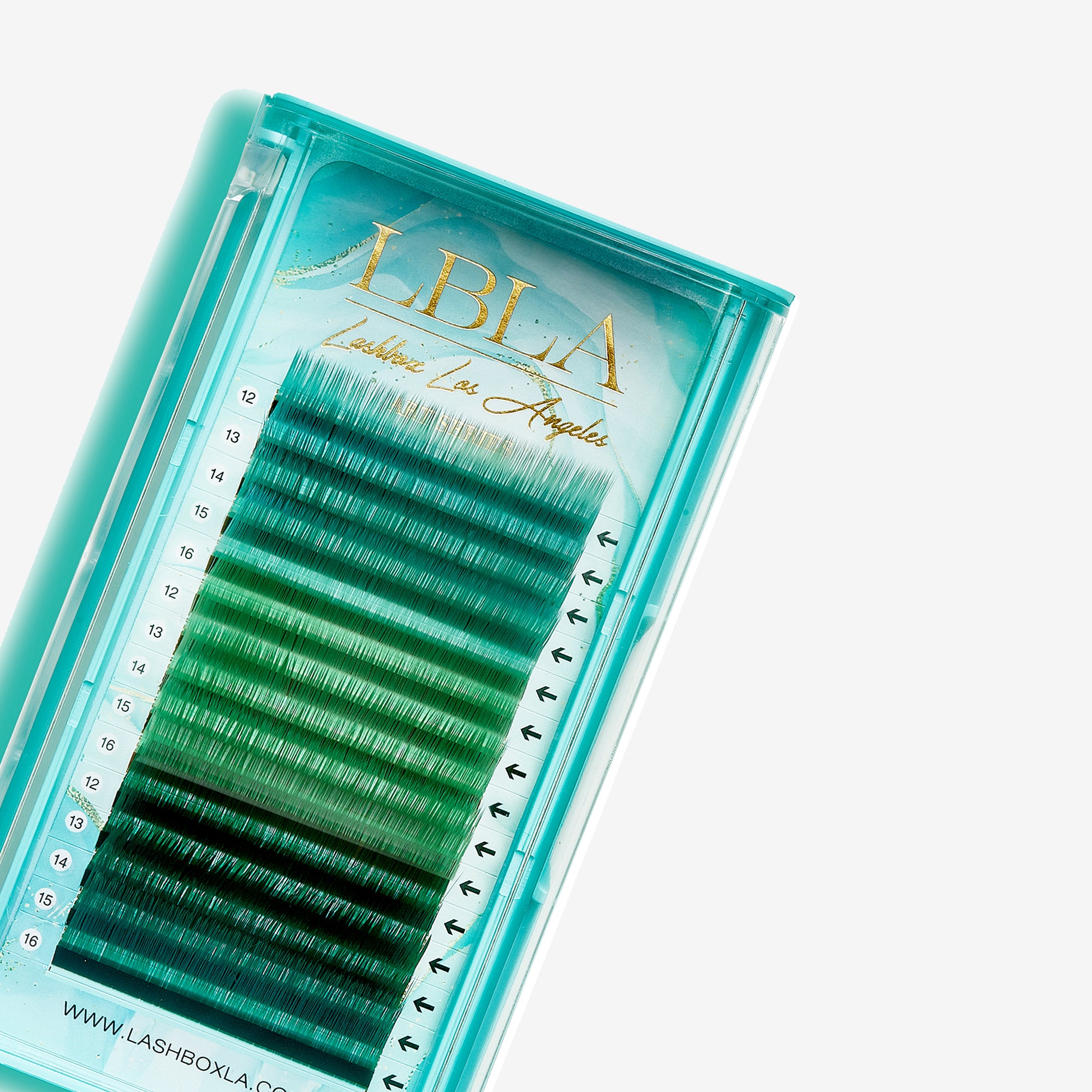 Mega Volume Art Series 0.03mm Mixed Lengths Tray - Green and