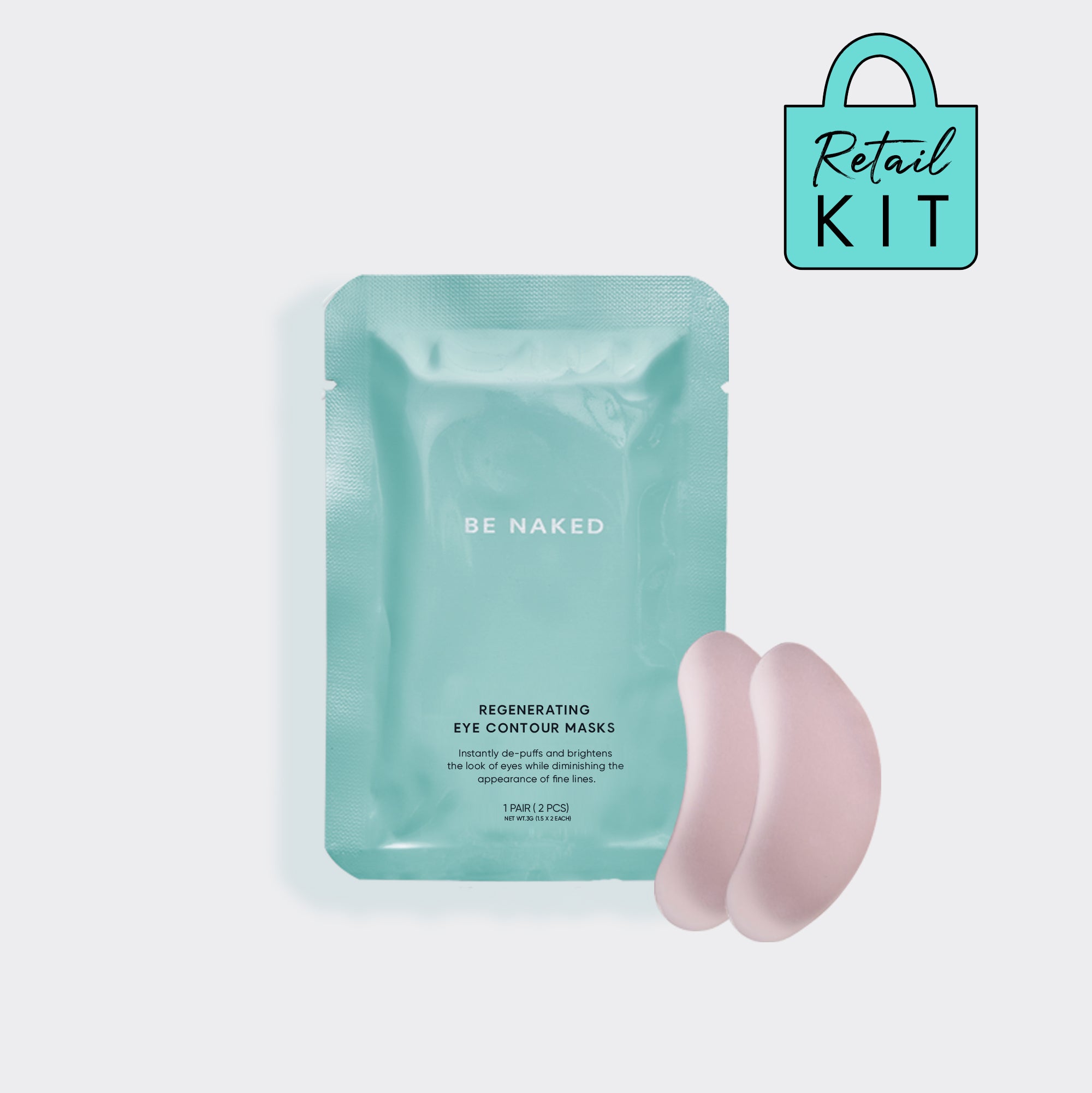 Be Naked Regenerating Eye Contour Masks - Retail Set
