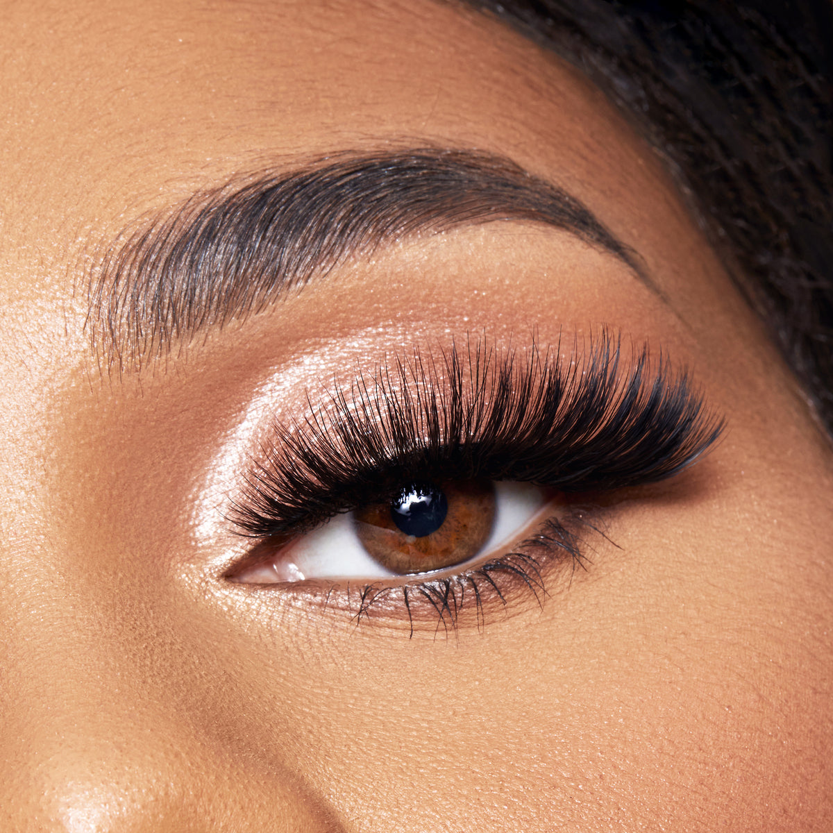 Double Layered Vegan Mink False Lashes - Black Panther