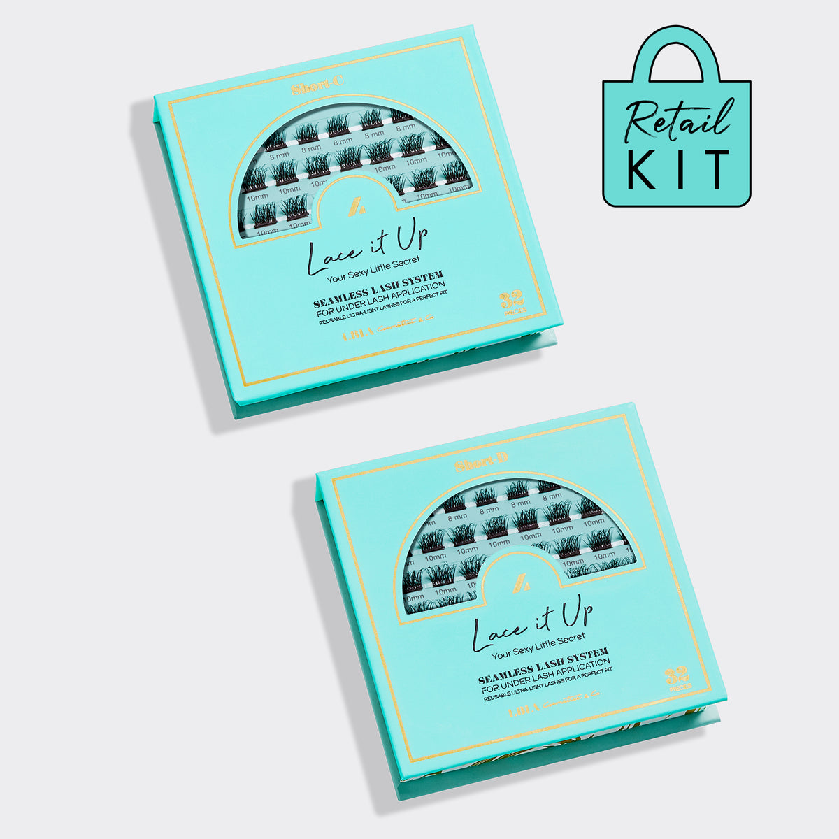 Lace it Up Vegan Cluster Lashes - Mega Volume - Retail Set