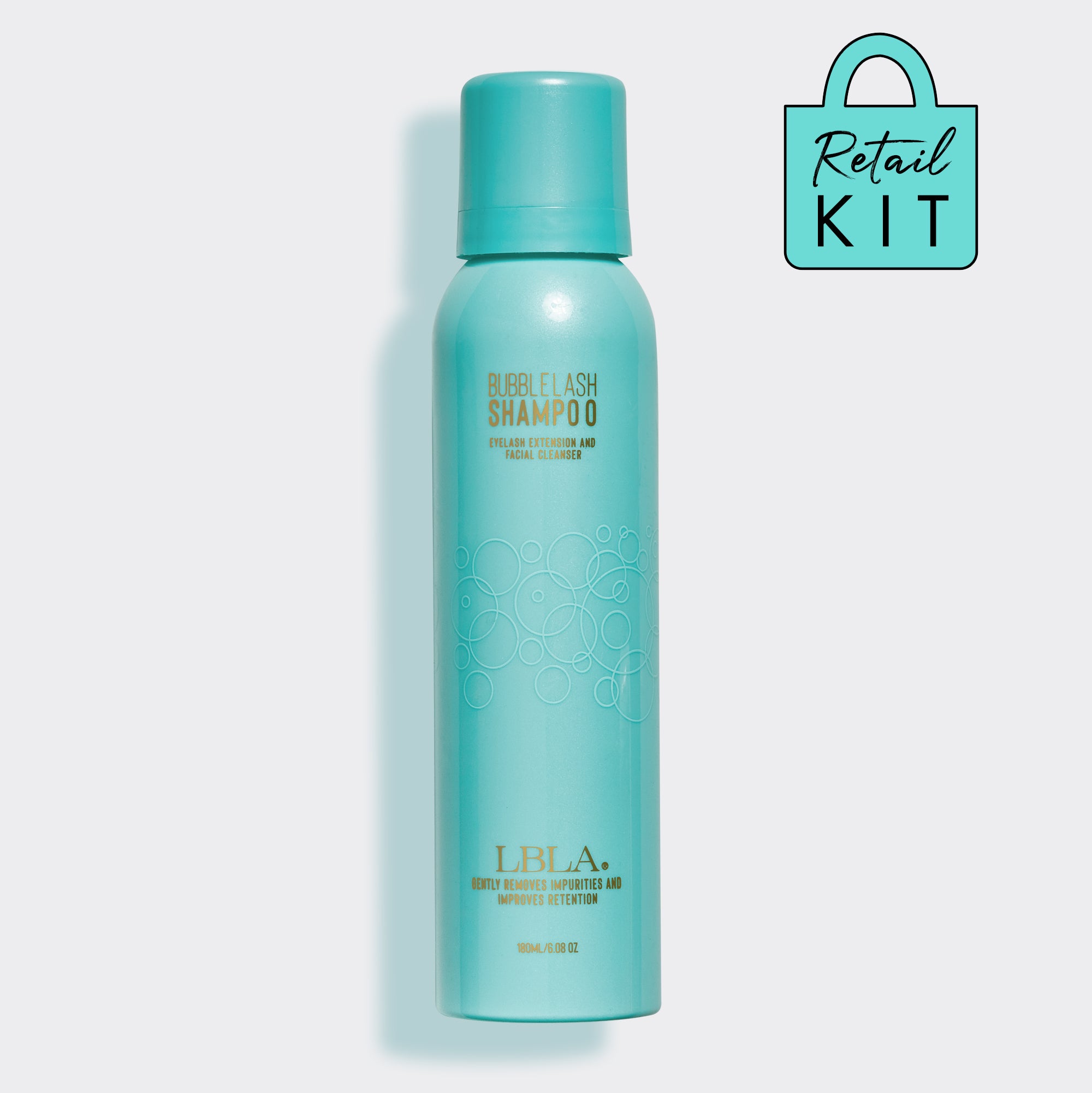 Bubble Lash Shampoo - Retail Set Full Size - Lashbox LA