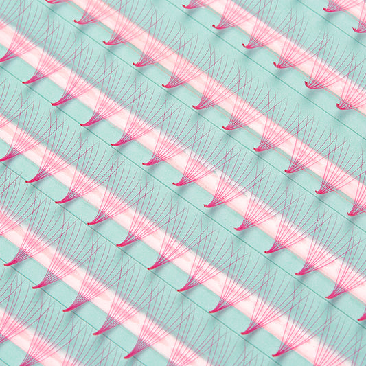 SuperFan 8D 0.05 - 200 Pre-Made Fans - Pink