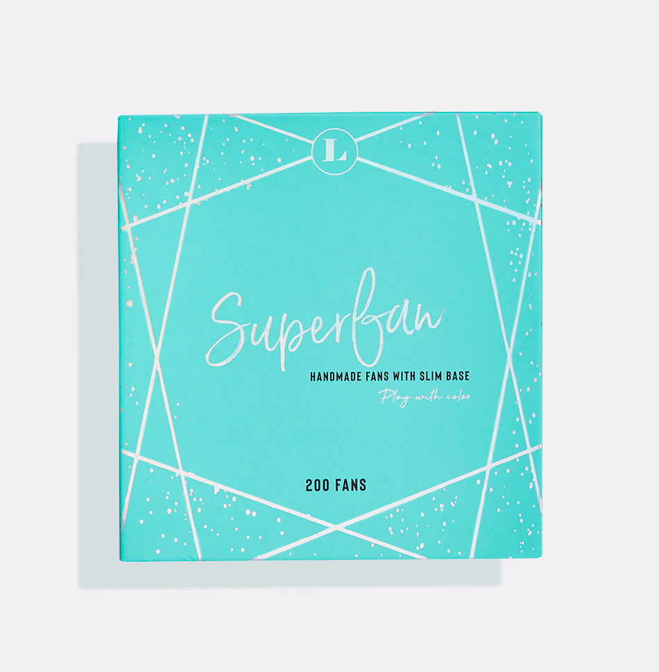 SuperFan 8D 0.05 - 200 Pre-Made Fans - Pink