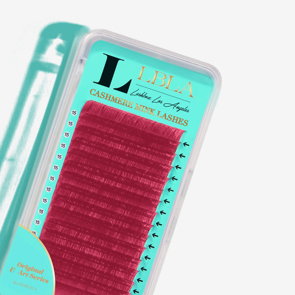 thought lash ２枚 FAVORITE - Art Series 0.07mm Mixed Lengths Tray - Pink - Lashbox LA