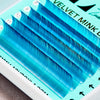 Velvet FauxMink 0.05 Lashes Mixed Tray - Blue Gem Tones